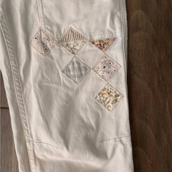 Anthropologie Pilcro The Wanderer Pant Patchwork Painter Paint Size 26 - Picture 3 of 7